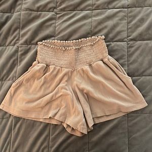 Kate Quinn Smocked Shorts